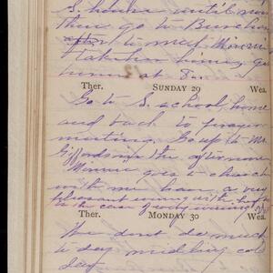 a page of handwritten text