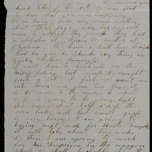 a page of handwritten text