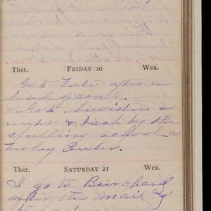 a page of handwritten text