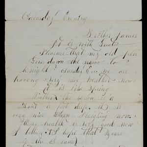 a page of handwritten text