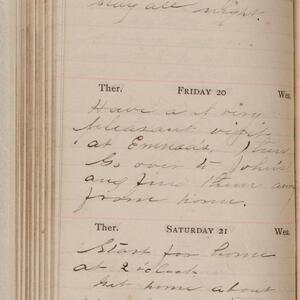 a page of handwritten text