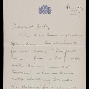a page of handwritten text