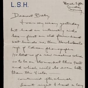 a page of handwritten text