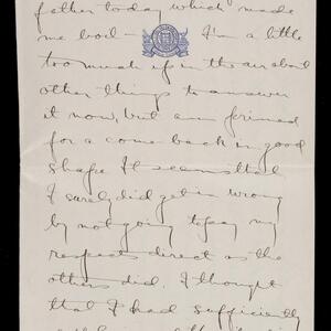 a page of handwritten text