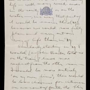 a page of handwritten text