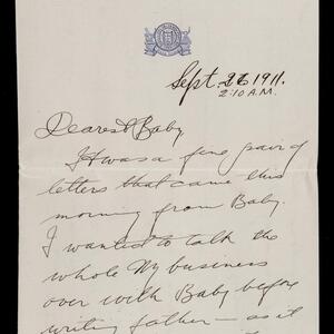 a page of handwritten text