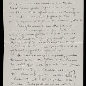 a page of handwritten text