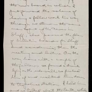 a page of handwritten text