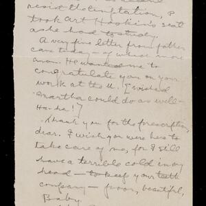 a page of handwritten text