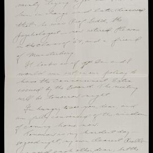 a page of handwritten text