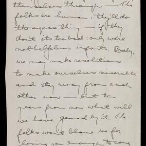 a page of handwritten text