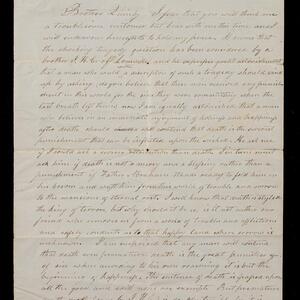 a page of handwritten text