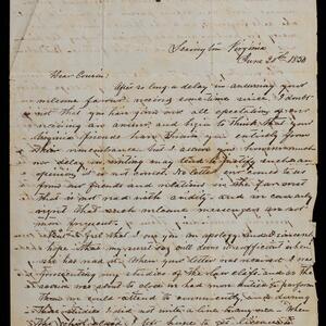 a page of handwritten text