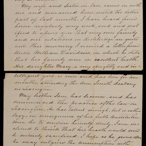 a page of handwritten text