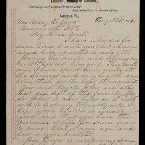 a page of handwritten text