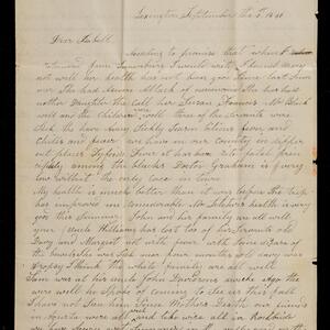 a page of handwritten text