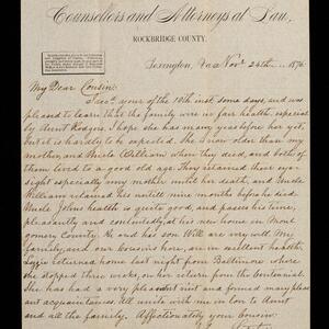 a page of handwritten text