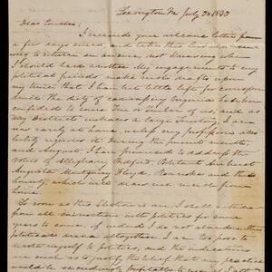 a page of handwritten text