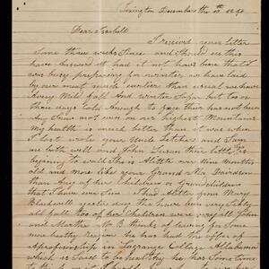 a page of handwritten text