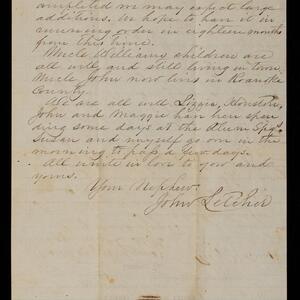 a page of handwritten text