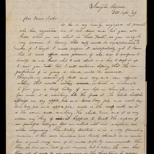 a page of handwritten text