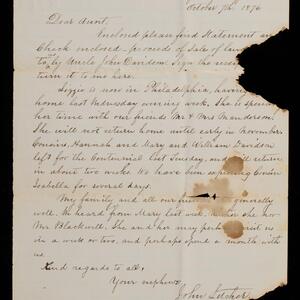 a page of handwritten text