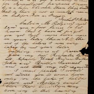 a page of handwritten text