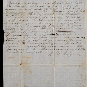 a page of handwritten text