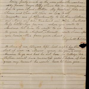 a page of handwritten text