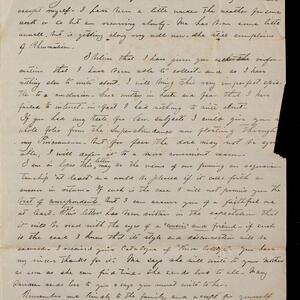 a page of handwritten text