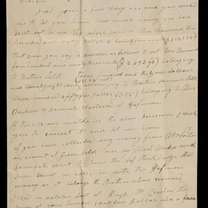 a page of handwritten text