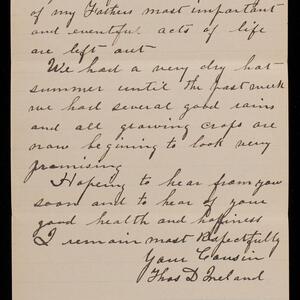a page of handwritten text