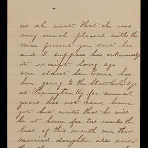 a page of handwritten text