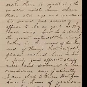a page of handwritten text