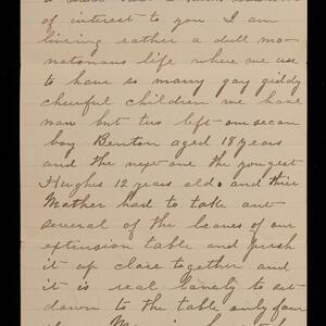 a page of handwritten text