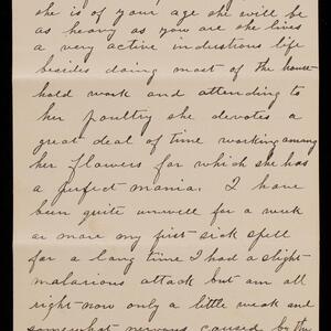 a page of handwritten text
