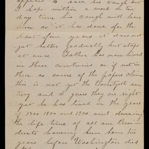 a page of handwritten text