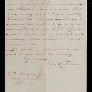 a page of handwritten text