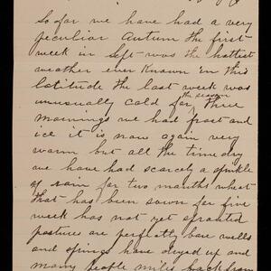 a page of handwritten text