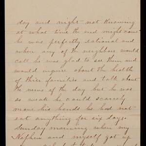 a page of handwritten text