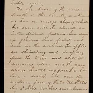 a page of handwritten text