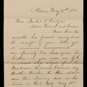a page of handwritten text