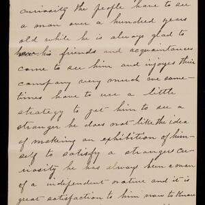 a page of handwritten text