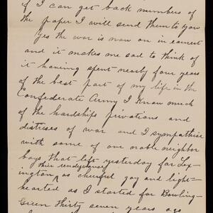 a page of handwritten text
