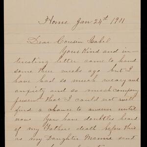 a page of handwritten text