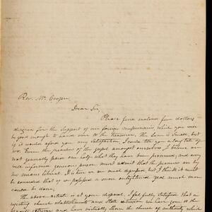 a page of handwritten text