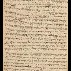 a page of handwritten text