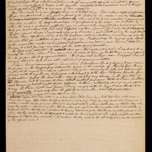 a page of handwritten text