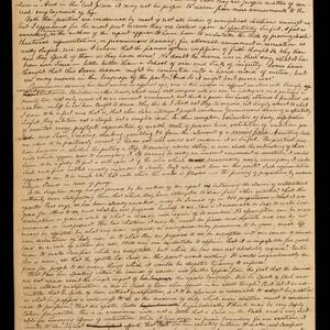 a page of handwritten text