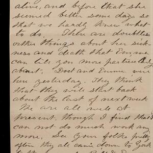 a page of handwritten text
